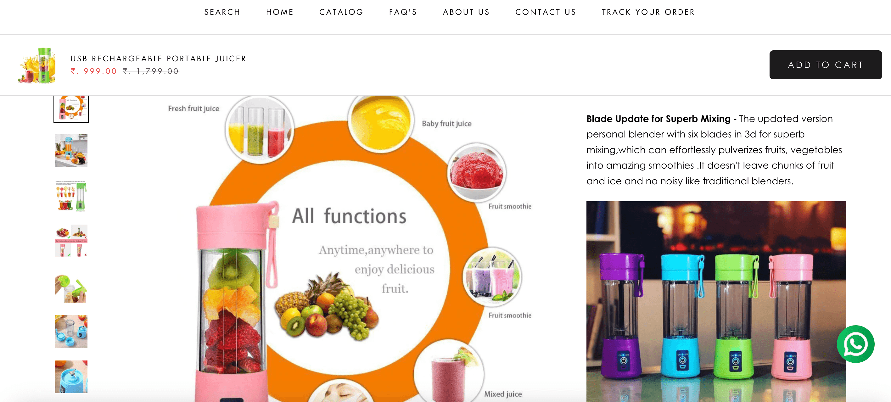 Example of a benefit-focused product description